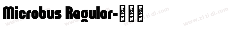 Microbus Regular字体转换
